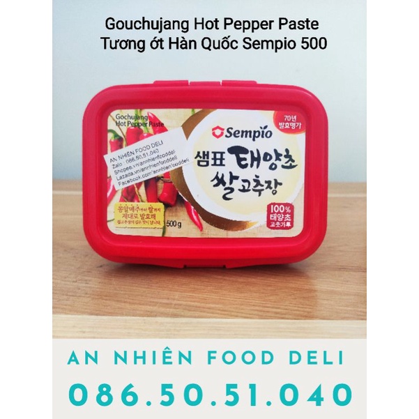 Tương Ớt Gochujang Hàn Quốc Sempio hộp 500Gram
