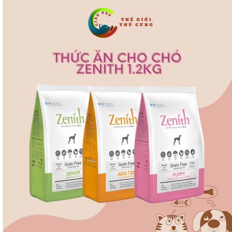 Thức ăn cho chó - HẠT MỀM ZENITH (giành cho mọi giống chó và lứa tuổi)