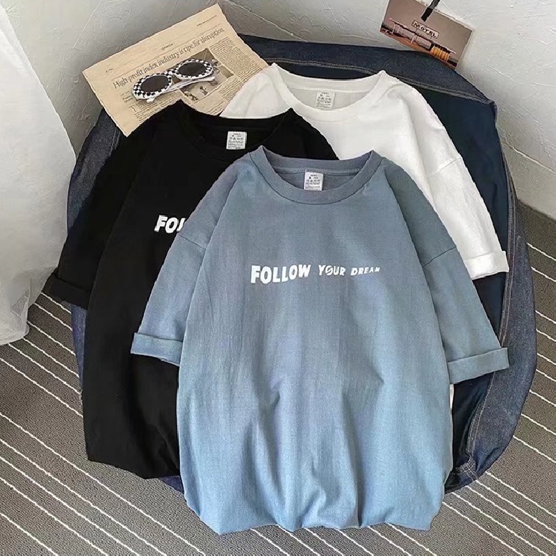 Áo Thun Tay Ngắn Cổ Tròn In Chữ Thời Trang Dành Cho Nam Size M-8XL