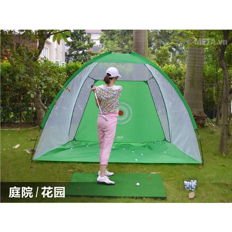 Lều chắn bóng golf, lều tập Golf lưới di động 2m x 1.4m x 1m chính hãng PGM cao cấp