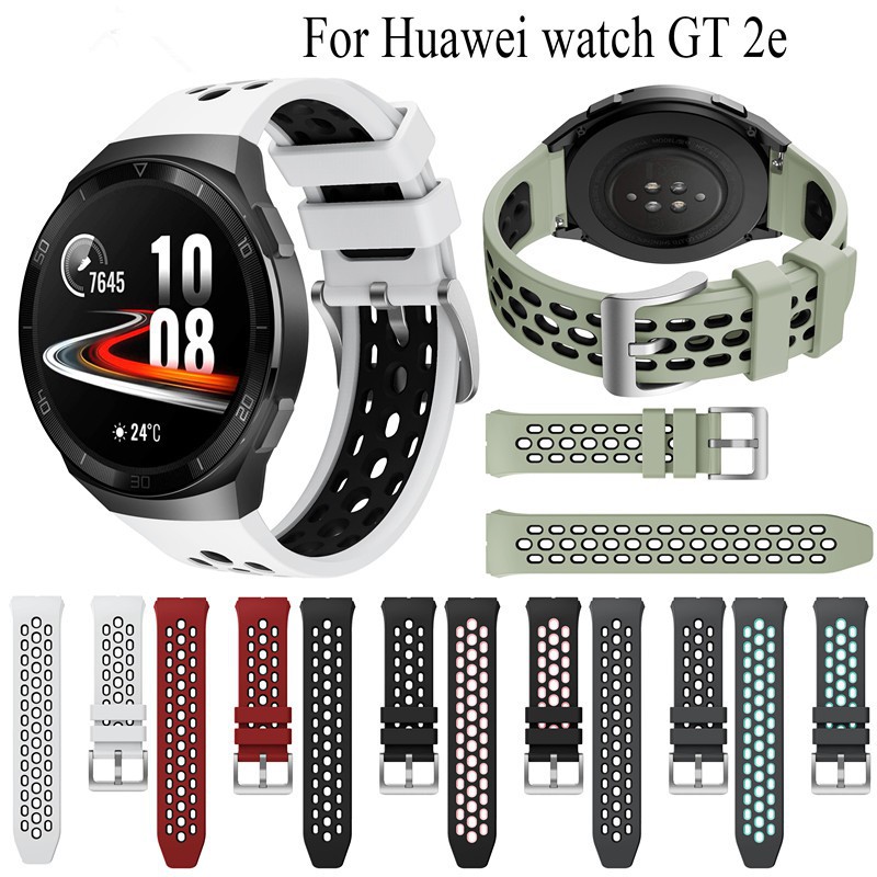 Silicone Dây Đeo Silicon Thay Thế 46mm Cho Đồng Hồ Thông Minh huawei gt2e gt2 e