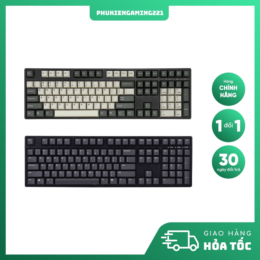 Bàn phím cơ máy tính có dây - IKBC CD108 Vintage - Black PBT Doubleshot V2 - Hàng Chính Hãng