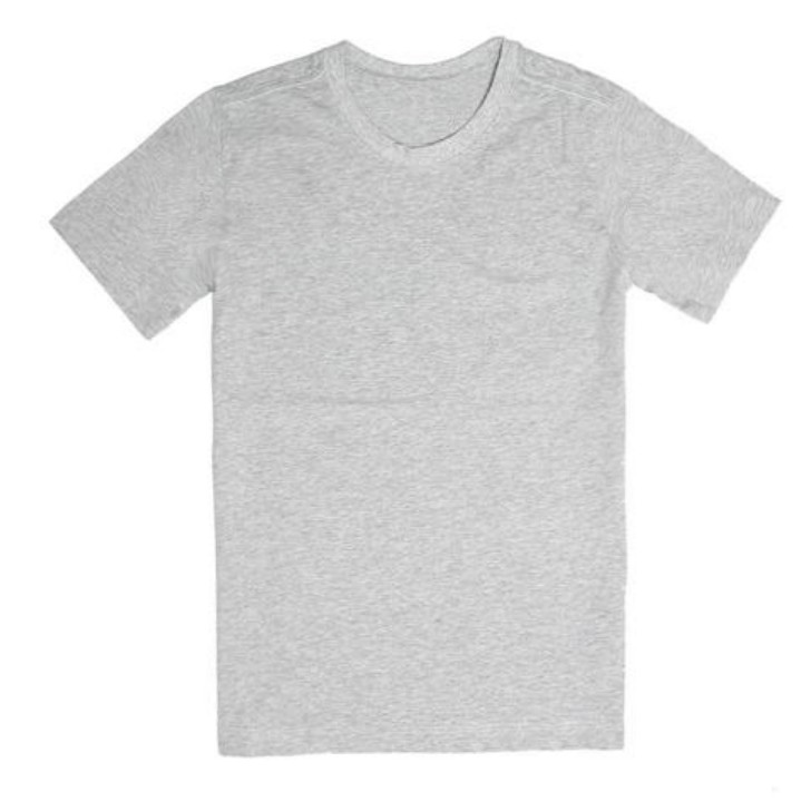 Áo Thun Trơn Nam Màu Xám Ngắn tay Cổ Tròn vải Dày Mịn Không Xù Lông Thoitrang24h