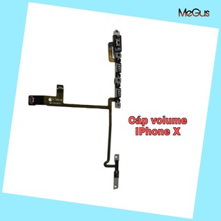 Cáp volume âm lượng gạt rung iPhone X Zin bóc máy