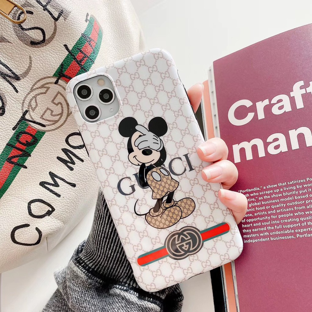 Ốp Điện Thoại Mềm Nhám Hình Chuột Mickey Cao Cấp Cho IPhone12 12ProMax 12Mini IPhone11 X XS XR XSmax 7+ 8 8+ | BigBuy360 - bigbuy360.vn