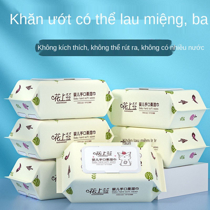 khăn lau em bé cho trẻ sơ sinh đặc biệt ướt gia đình bao bì lớn giá cả phải chăng 130 * 180