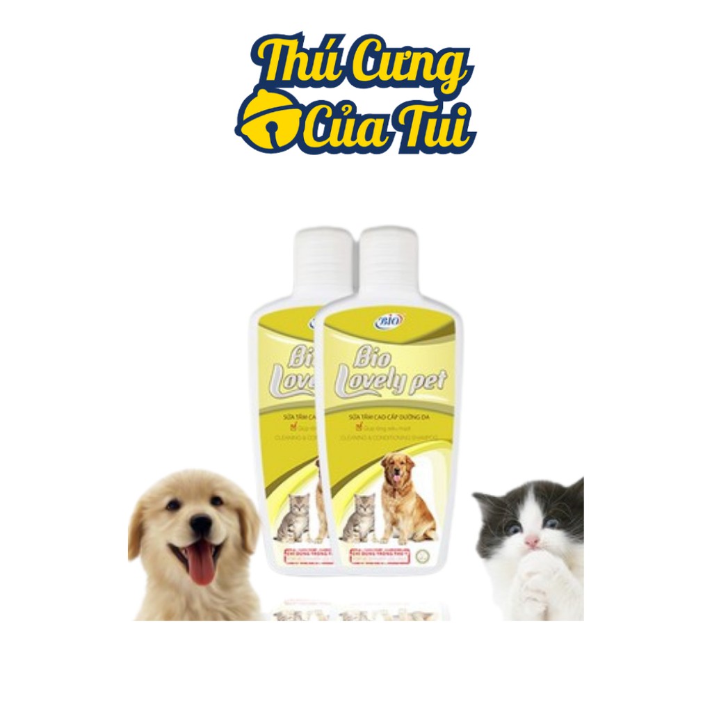 Sữa Tắm Dưỡng Da Lông Bio Lovely Cho Chó Mèo - Thú Cưng Của Tui