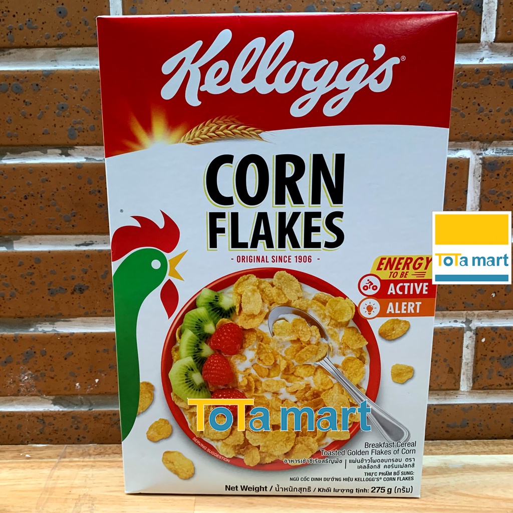 Ngũ cốc KELLOGG ' S HỘP LỚN Frosties 300g, Corn Flakes 275g, Froot Loops 300g, Coco Pops 400g.