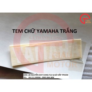 YAMAHA OD - TEM CHỮ YAMAHA TRẮNG
