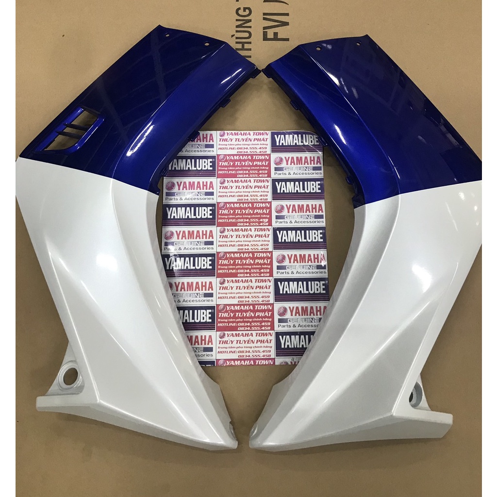 Cánh yếm trắng xanh ex 135 đời 2006 - 2010 zin chính hãng yamaha