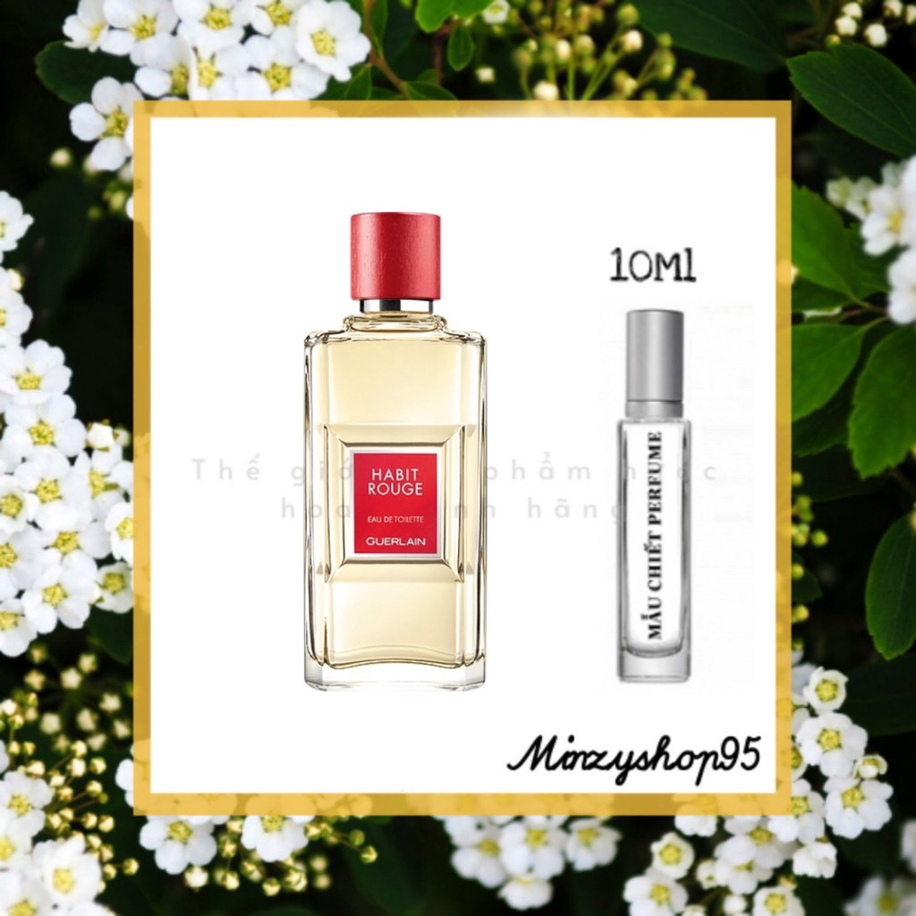 Nước Hoa Guerlain HABIT ROUGE EDP Cho Nam Giới 5ml/10ml/20ml
