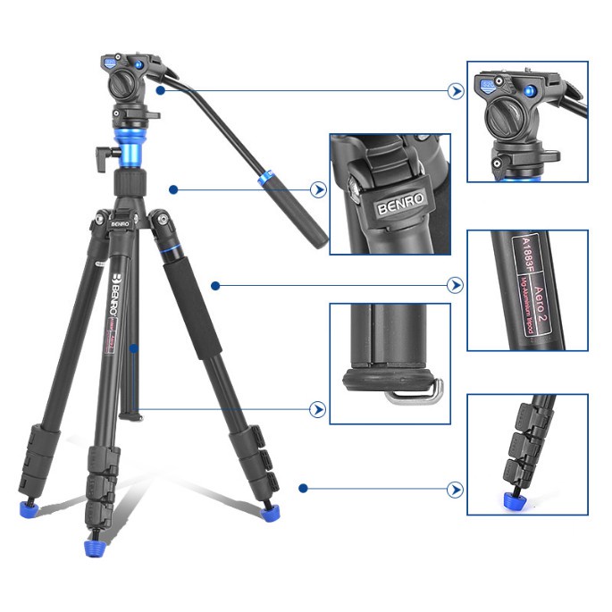Chân máy quay Benro Aero A1883FS2C