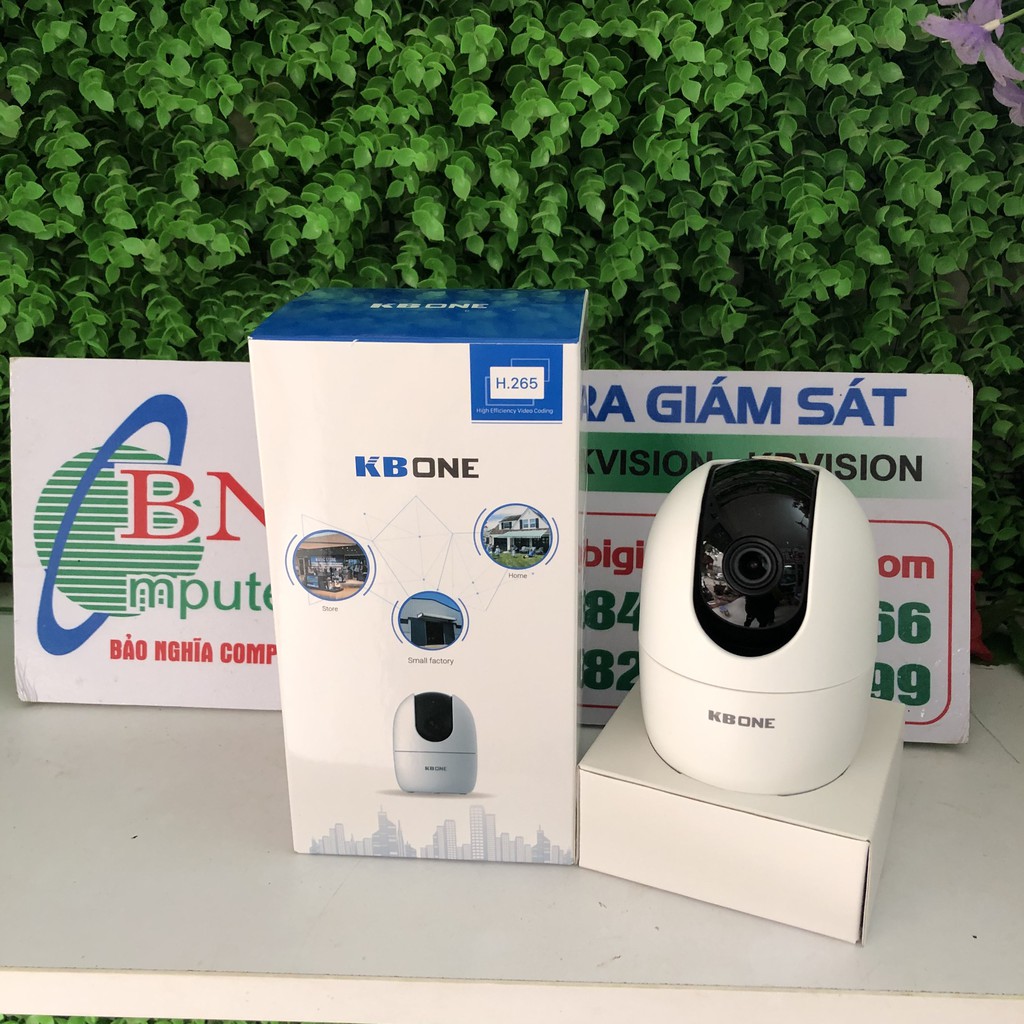 [Mã 154ELSALE2 giảm 7% đơn 300K] Camera IP Wifi 2.0MP Kbone KN-H21P phân phối chính hãng