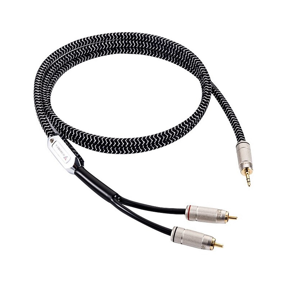 Audiomeca Dây Tín Hiệu Âm Thanh Chống Nhiễu 3.5mm ra 2 Đầu RCA Mạ Vàng AUDIOMECA SW-1290 Tặng Kèm Túi Nhung Cao Cấp