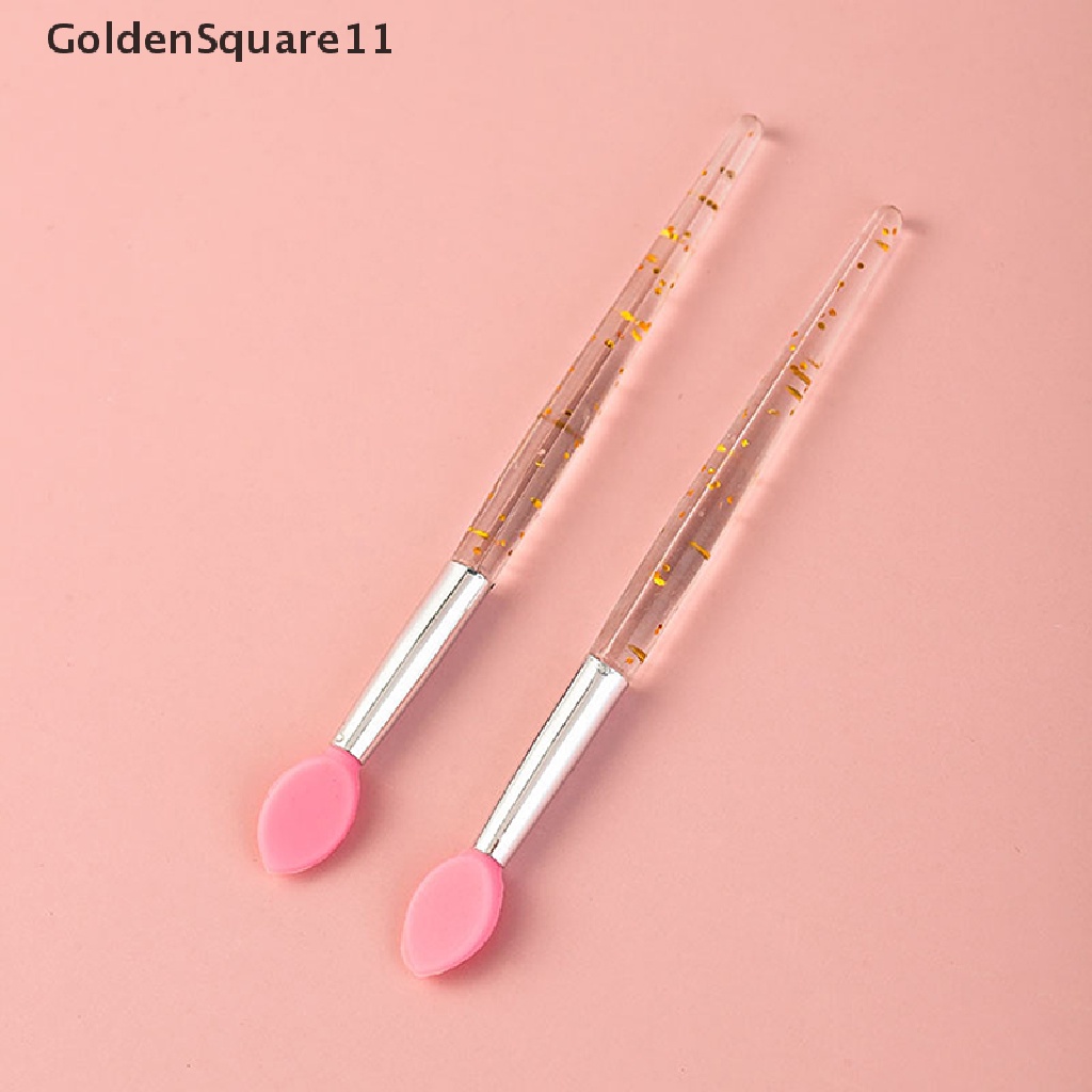 Set 10 Cọ Trang Điểm Mắt Môi Đầu Silicon Mềm Goldsquare11