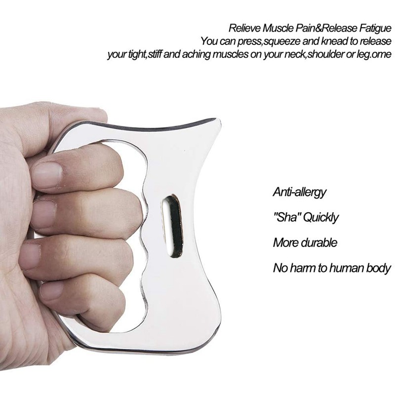 Dụng cụ massage cơ thể bằng thép không gỉ tiện dụng