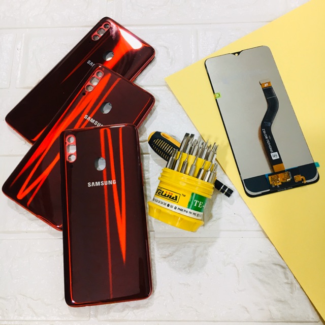 Combo Bộ Vỏ Sườn + Màn Hình Samsung A20s Zin Hàng Cao Cấp (Tặng Bộ Vít)