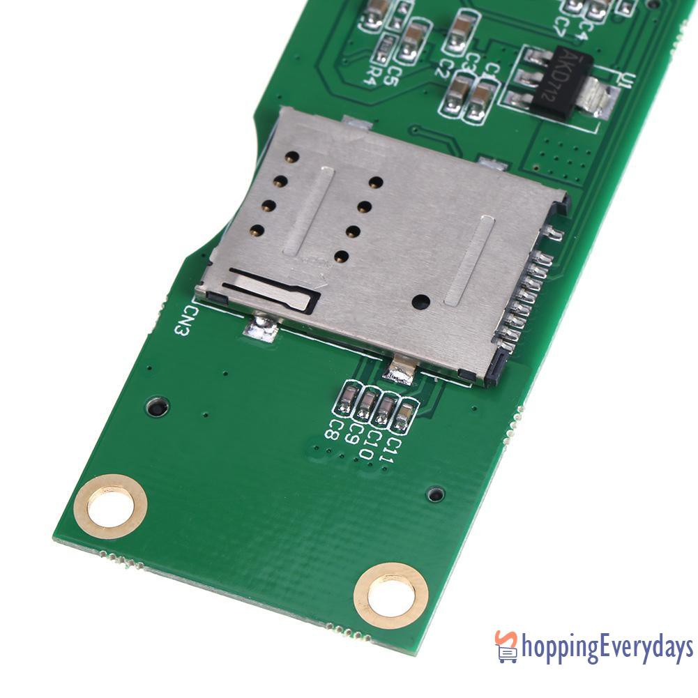 Thiết Bị Chuyển Đổi Mini Pci-e Sang Usb Với Khe Cắm Sim 8pin Cho Wwan / Lte | BigBuy360 - bigbuy360.vn