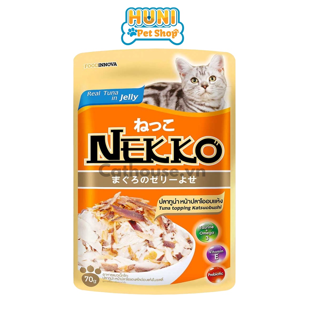 Pate mèo con NEKKO KITTEN, gói 70g - Thức ăn cho mèo Huni Petshop