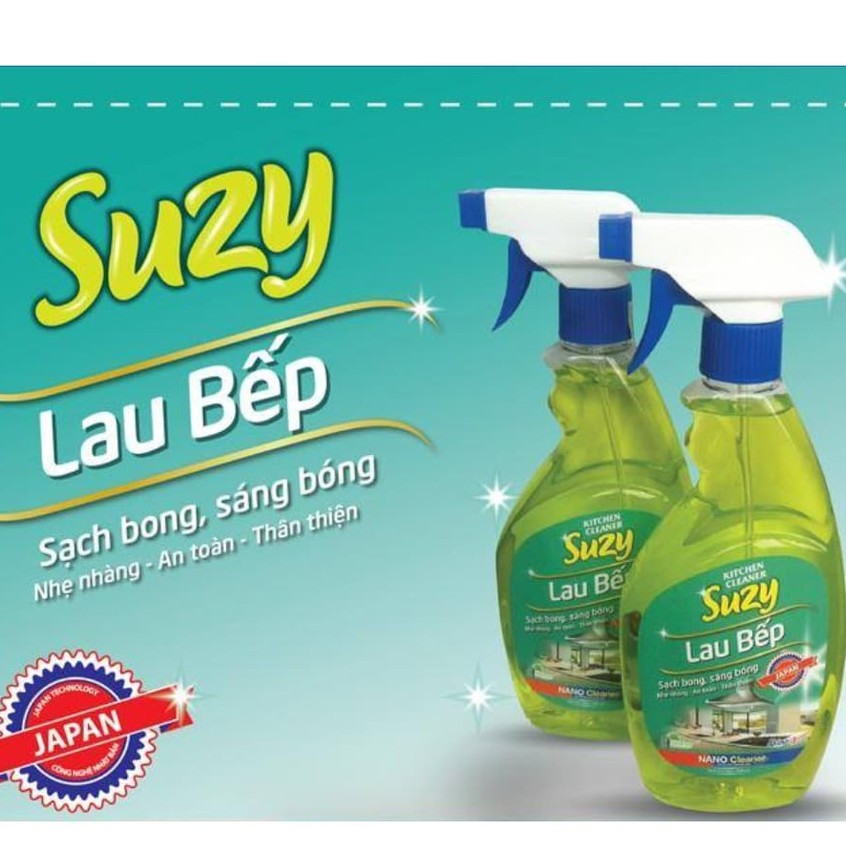 [CHÍNH HÃNG] Nước Lau Bếp Đa Năng SUZY Nhật Bản 500ML