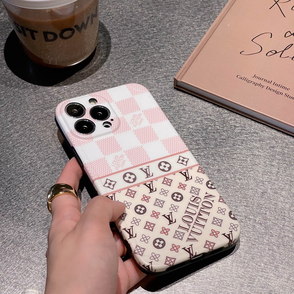 Ốp Điện Thoại Họa Tiết LV Sang Trọng Cho iphone 13 Pro Max i13 13pro 11ProMax i11 7 plus 8 plus X XR Xs Max 12Pro 12 Pro Max