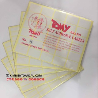 Giấy Decal Tomy đủ số