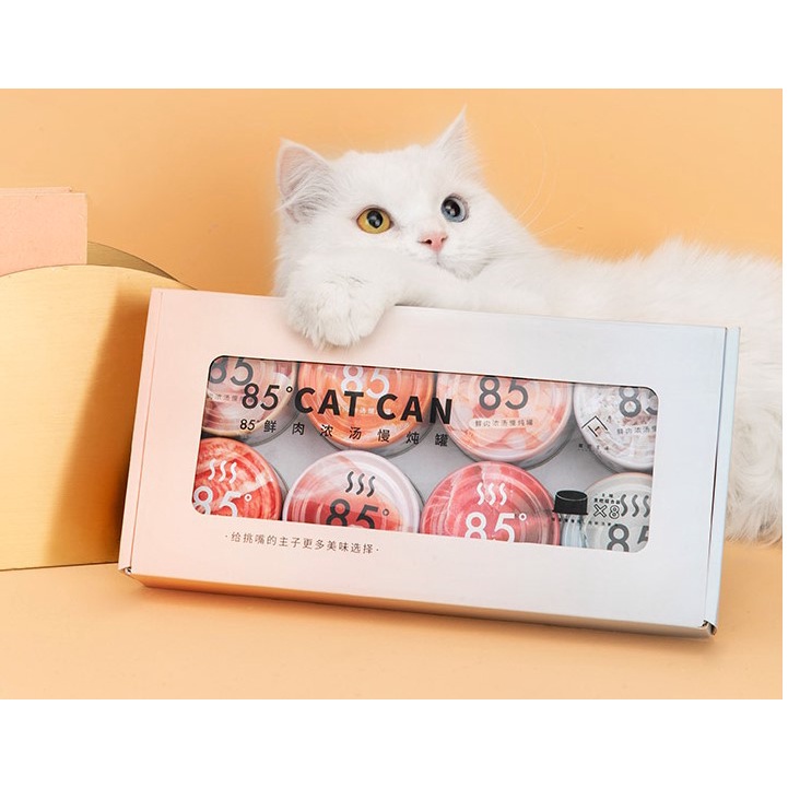 Furry Tail 85 Độ Pate Súp Cá Ngừ Đồ Ăn Sẵn Dành Cho Mèo Mix Vị