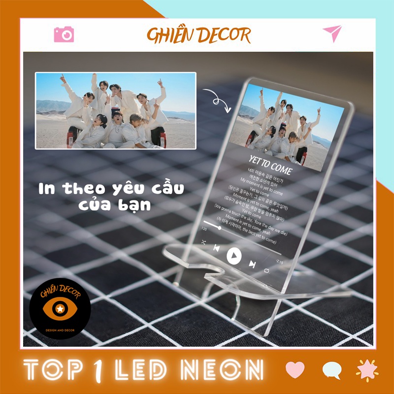 Giá đỡ điện thoại custom in theo yêu cầu tên, ảnh, icon, nhóm nhạc kpop