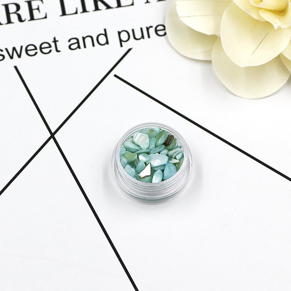 Natural Stone Shell Handmade Accessories Funny Gift Multicolor Filler