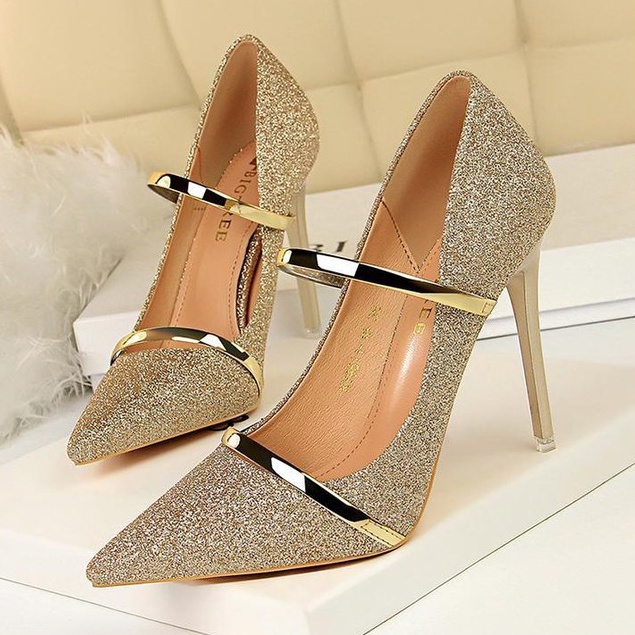 Giày cao gót 8P kiểu dáng thời trang quý phái trend mã BBC37