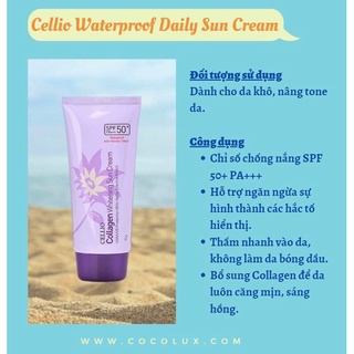 KEM CHỐNG NẮNG Cellio SPF 50PA