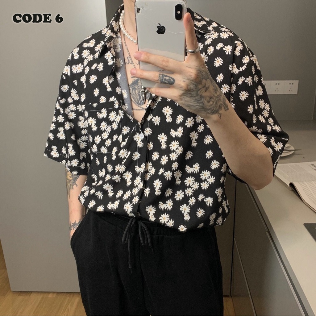Áo Sơ Mi Nam Nữ Đẹp Tay Ngắn Form Rộng Kiểu Hàn Quốc Unisex IN 3D  - BB REAL