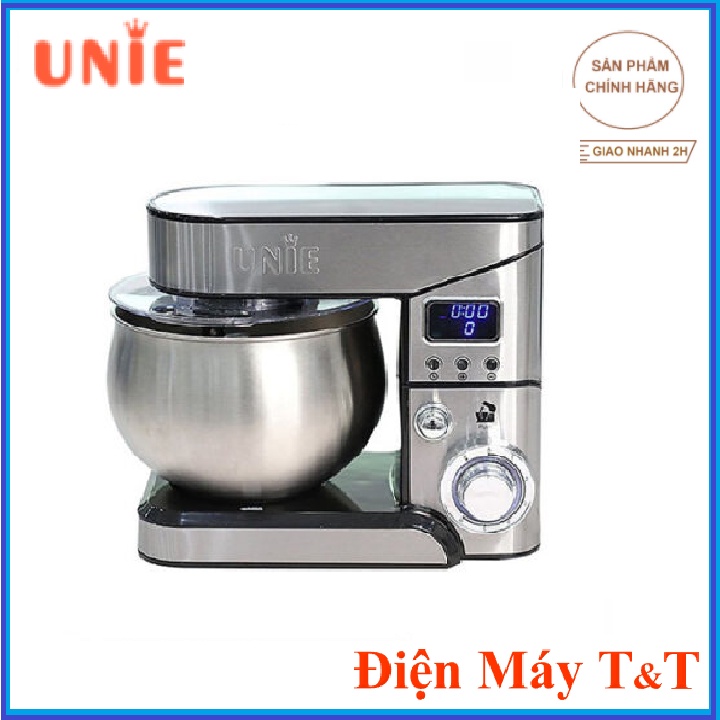 Máy đánh trứng trộn bột nhồi đa năng UNIE EM2 dung tích 5L công suất 1000W, hàng chính hãng