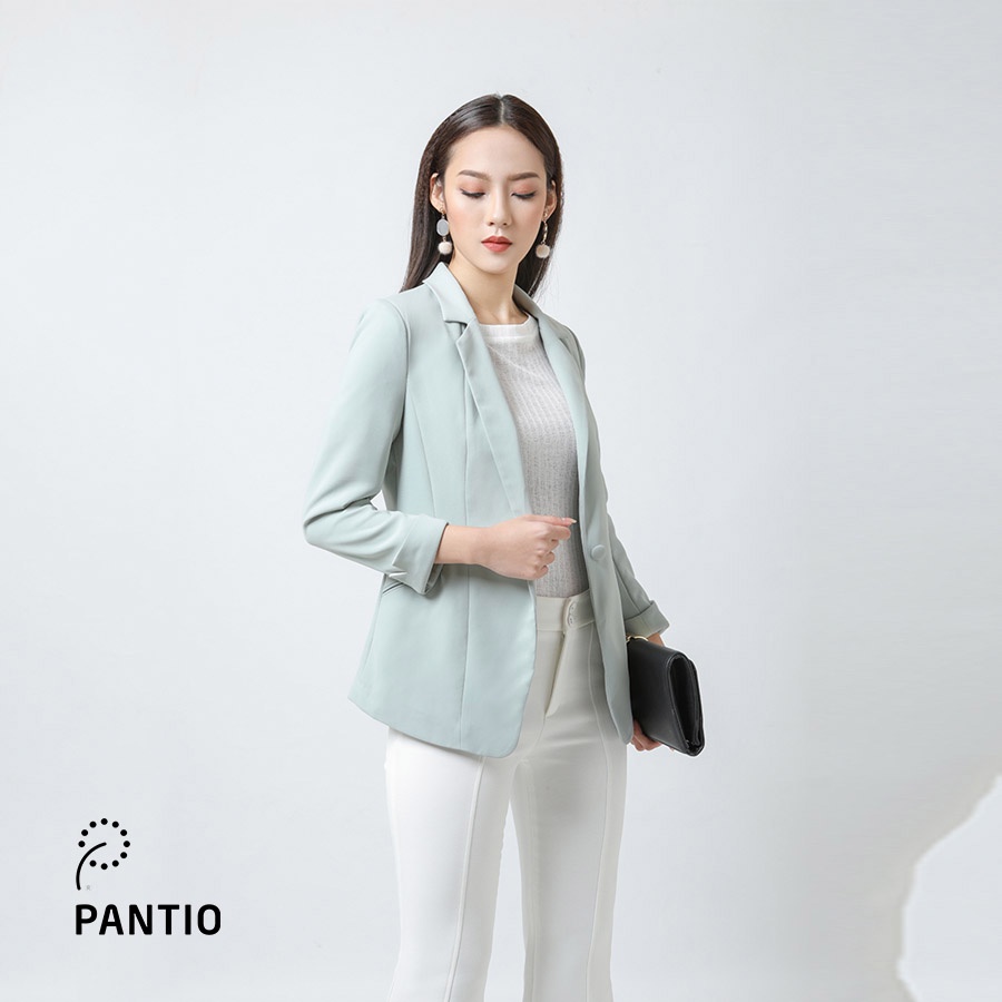 Áo khoác vest kiểu dáng công sở dáng suông FAV9600 - PANTIO