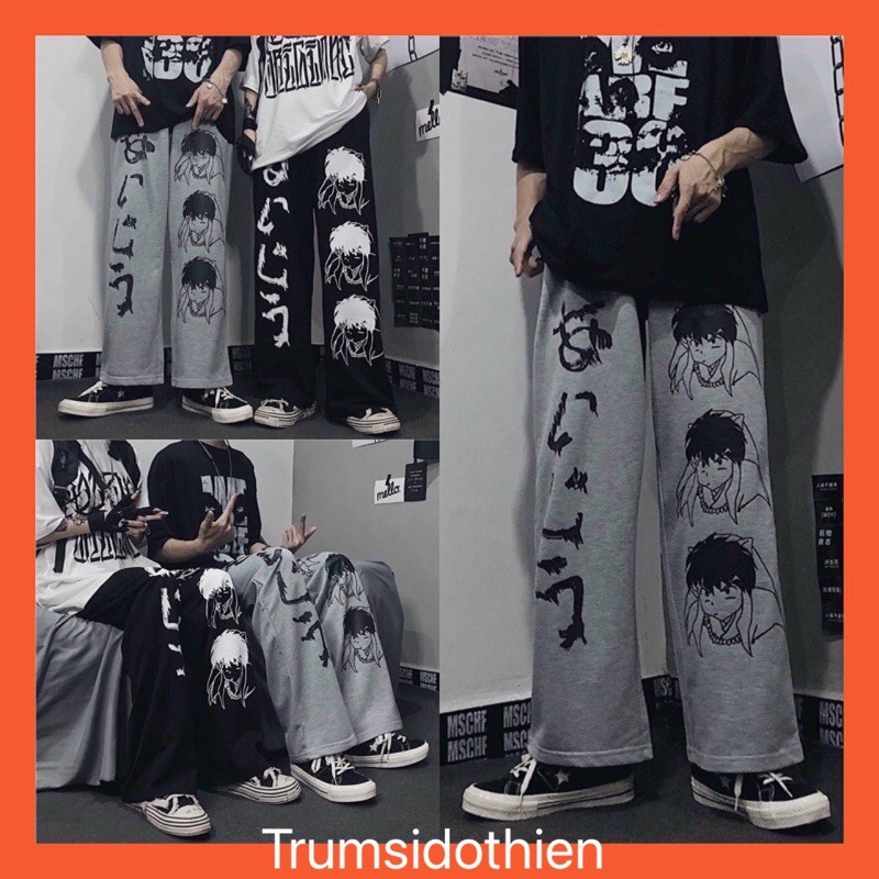 Quần thể thao ống rộng xuông in hình Trùm Sỉ Đỗ Thiện