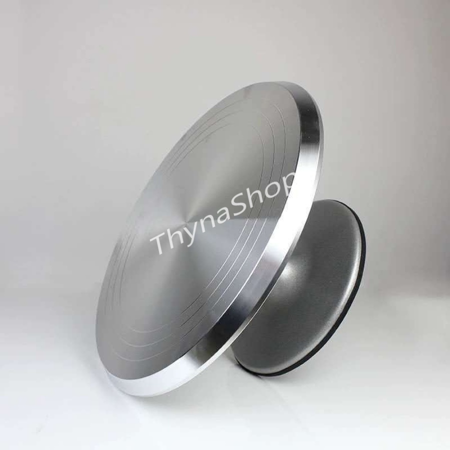 Bàn xoay bánh kem inox đường kính 30cm