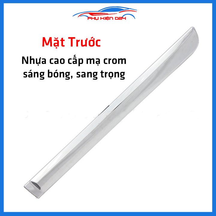 Bộ ốp nẹp sườn Innova 2017-2018-2019-2020-2021-2022 mạ crom trang trí làm đẹp xe