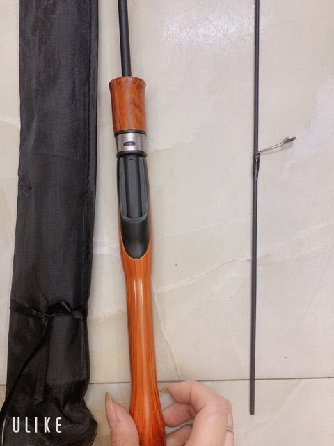 cần câu UL dài 1m8 tay gỗ hàng mới về cần cực khoẻ y hình