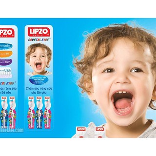 combo 3 Bàn chải đánh răng cho trẻ Lipzo Crytal Kid (cho trẻ từ 1 đến 5 tuổi)