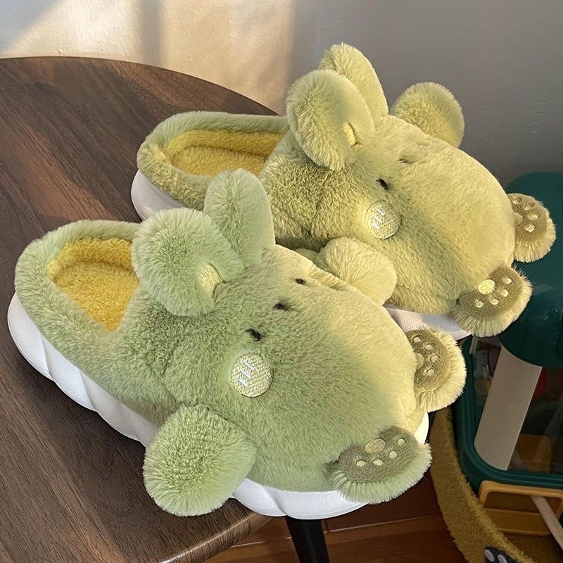 DÉP THỎ BÔNG🐰 ẤM ĐI TRONG NHÀ ĐẾ DÀY