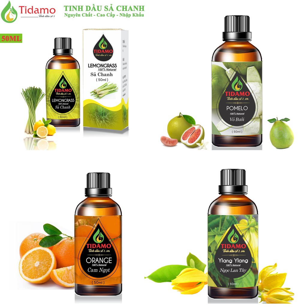 [Chai Lớn] Tinh Dầu Nguyên Chất 50ML, Chọn Mùi | Chính Hãng, Có Kiểm Định | Xông Thơm Phòng, Tốt Sức Khỏe, Đuổi Muỗi