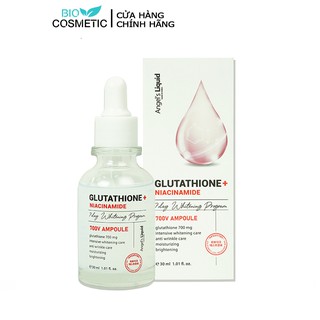 Huyết thanh Angel's Liquid Glutathione + Niacinamide 5% 7 Day Whitening Program 700V-Ampoule 30ml
