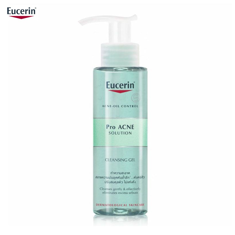 Eucerin Gel Rửa Mặt Dành Cho Da Nhờn Mụn Proacne Cleasing Gel 200ml