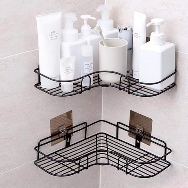Kệ góc tam giác tặng kèm 2 miếng dán cực chắc