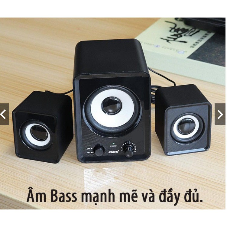 [ 𝐁𝐀́𝐍 𝐑𝐄̉ 𝐍𝐇𝐀̂́𝐓 𝐒𝐇𝐎𝐏𝐄𝐄 ] Bộ 3 Loa Máy Tính PC Cao Cấp 2.1 - Loa vi tính Âm Bass Echo Hay - Nhỏ Gọn