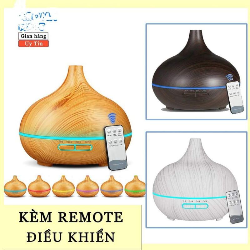 Máy Xông Tinh Dầu Cổ Cao Vân Gỗ