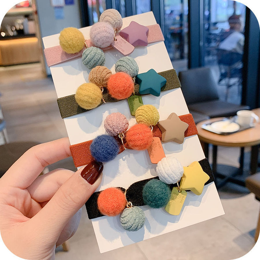 Dây Buộc Tóc Vải Co Dãn Đáng Yêu Cho Nữ