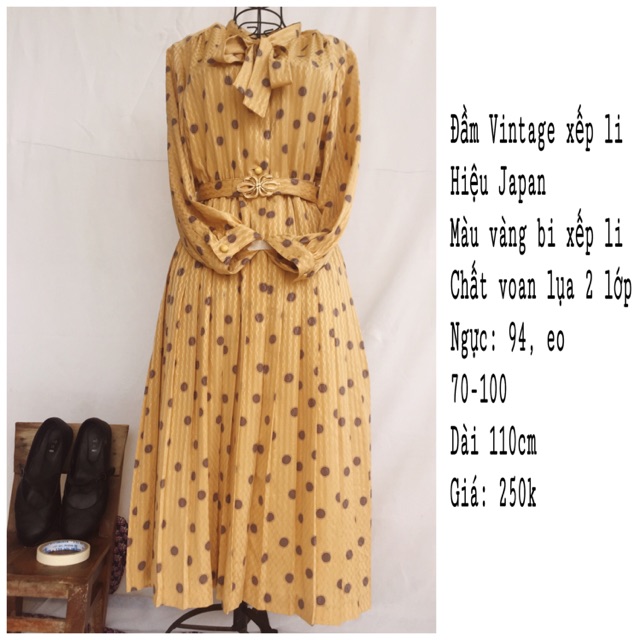 Đầm Vintage hiệu japan