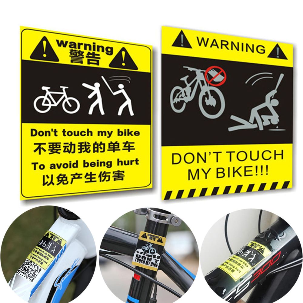 Miếng dán phản quang cảnh báo sáng tạo trang trí xe đạp leo núi