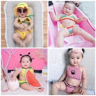 Bikini len móc cho bé